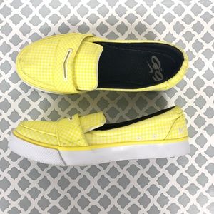 Nike Loafers 6.0 Balsa Yellow White Gingham sz 8.5